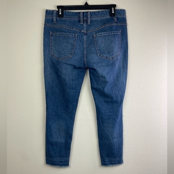 Free‎ People Mid-Rise Straight Leg Distressed Jeans Size 29 (A3-12) - Picture 3 of 4